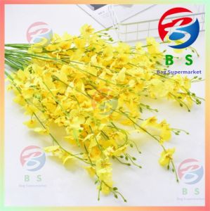 【Ready Stock/5PCS】50CM Artificial Oncidium Artificial Flower Fake Flowers Home Table Decor