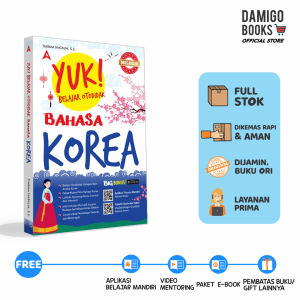 BUKU Belajar Bahasa KOREA Best Seller - Yuk! Belajar Otodidak Bahasa Korea