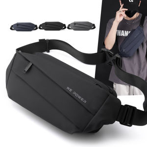 Men Fanny Pack Waist Belt Bag Waterproof Nylon Multi-purpose Travel Climb Sports Fashion Male Sling Chest Bum Hip Pack Bags2026
