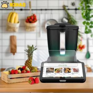 【N2HAO】 Tempered Glass Screen Protector For Thermomix TM7 Anti-Scratch Anti-Fingerprint High-Alumina Glass Clear Mixer Accessories