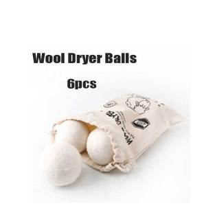 6Pcs/bag Reusable Wool Dryer Ball Clothes Drying Washing Ball For Washing Machine