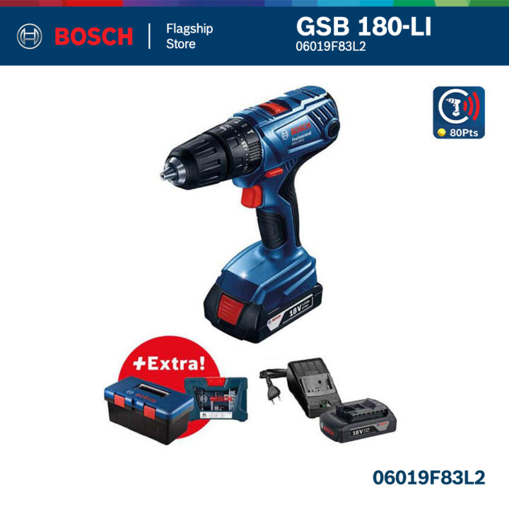 BOSCH GSB 180 LI Professional Cordless Impact Drill 1 Fisherman s Box 06019F83L2 3165140948197 Lazada