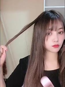 AE Electric hair straightener and curler non-damaging for home use large waves professional salon use hair straightening and curling for students