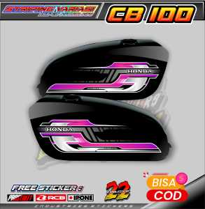 STRIPING VARIASI HONDA CB 100 / STICKER LIST VARIASI MOTOR CB 100