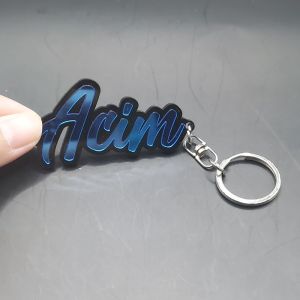 Gantungan Kunci Nama Akrilik Keychain custom Acrylic
