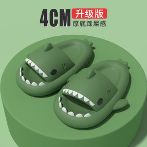 Thick-soled shark couple slippers for women comfortable slippers for men indoor and outdoor funny and cute cartoon sandals