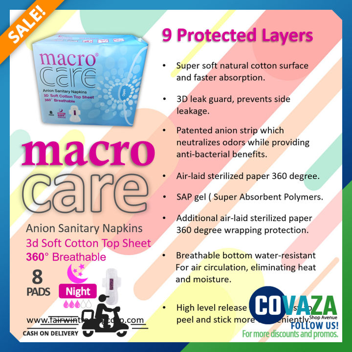 Macrocare Anion Sanitary Napkin Towel Panty Liner Menstrual Pad Thong Panty  Liners - China Sanitary Pad and Women Sanitary Pad price