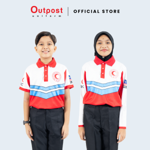 Outpost Baju T-shirt Ahli Muda Bulan Sabit Merah Malaysia BSMM/PBSM (Short Sleeve/Long Sleeve)