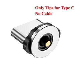 Linjn สายชาร์จแม่เหล็กแม่เหล็กสายชาร์จ Micro USB Type C สายหมุนได้540องศา