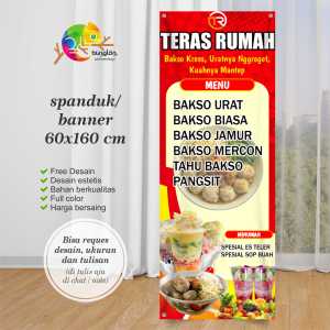 Cetak Spanduk Banner Bananarol Dan Cireng Ayam Suwir