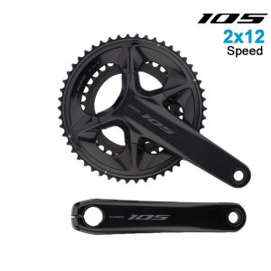 Shimano 105 R7100 Crankset 2x12 Speed Road Bike HOLLOWTECH II Crank BBR60 Bottom Bracket Original Bike Parts