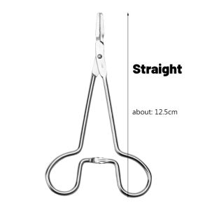 Stainless Steel Pet Ear Hair Tweezers Dog Cat Hemostatic Clamp Forceps Pet Hair Cleaning Tongs Grooming Tools