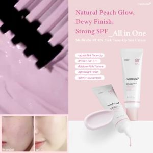 【Flash Sale】[medicube ] PDRN Pink Tone Up Sun Cream 50ml Lightweight  Daily Sun Protection  Moisturizing------50ml