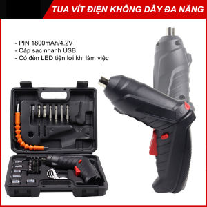 [BÁN CHẠY] Máy Khoan Vít Cầm Tay ARTNEXTECH Máy Bắn Vít PIN Mini Đa Năng 47 Phụ Kiện Bắt Vít 2 Chiều Tặng Kèm Sạc Và Hộp