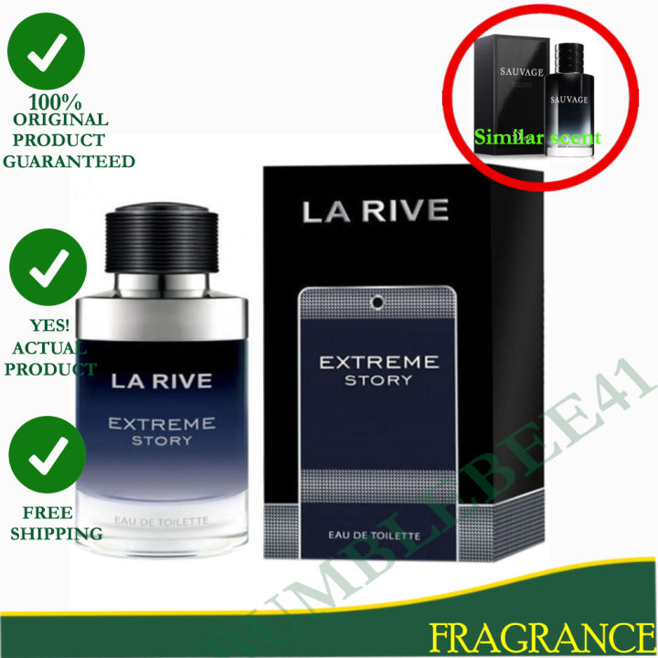 La Rive Extreme Story 75ML EDT By La Rive for Men Premium Warm