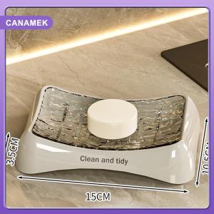 【CANAMEK】 Soap Rack Drainage Soap Tray Bathroom Storage Rack Bathroom Draining Soap Case Soap Holder