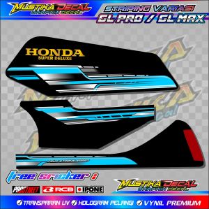STRIPING VARIASI HONDA GL PRO - GL MAX / STICKER LIST VARIASI MOTOR GL PRO - GL MAX
