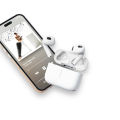 MOXOM MX-TW30 tws Bluetooth V5.3 Earphone Hifi Stereo Wireless Headphones - WHITE. 