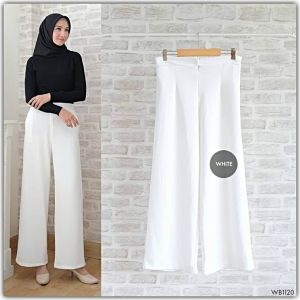 CELANA PREMIUM WARNA HITAM PUTIH /CELANA DEWASA/ CELANA PANJANG WANITA/ CELANA REMAJA
