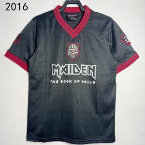 Trang Phục Bóng Đá Cổ Điển Câu Lạc Bộ Châu Âu Iron Maiden Sân Nhà Sân Khách Áo Thể Thao Ngắn Tay Mùa Hè Hoài Cổ Size Lớn