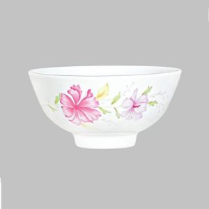 Bộ 6 và 10 bát cơm hoa dâm bụt sứ chuan kuo 11cm cao cấp cho nhà hàng khách sạn
