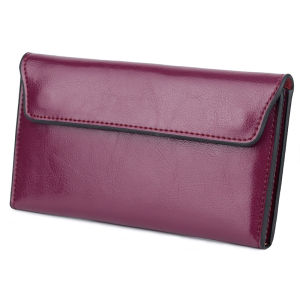 Leather Large-capacity Ultra-thin Womens Purse Fashion Simple Multifunctional Ladies Clutch Bag