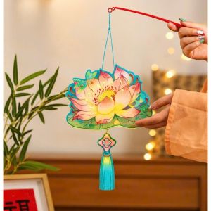 Lồng đèn DIY Trung thu cho bé có LED tự lắp ráp nhiều mẫu đi rước rằm tháng 8