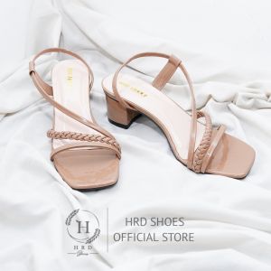 Hels 5cm Tali Wanita Kepang MD50 / Sandal Tali Hak 5cm Kepang Indiana/HRD SHOES