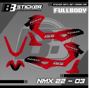 Decal Sticker Yamaha NMAX 155 Old BISA HOLOGRAM Fullbody 2015-2019 Nmx 22