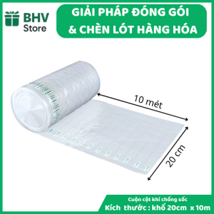 [20cm] Cột khí Dài 10 mét chống sốc bọc hàng vận chuyển đệm hơi đóng gói hàng dễ vỡ khổ 20cm