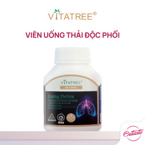 Viên uống bổ phổi Vitatree Lung Detox 60 viên giúp cải thiện chức năng phổi và tăng cường miễn dịch - Giúp cải thiện chức năng hô hấp hỗ trợ phổi hoạt động khỏe mạnh.  Hỗ trợ giảm ho giảm đờm làm dịu đường hô hấp.