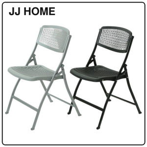 【JJ HOME】Space-Saving Hollow Foldable Chair Lightweight Indoor Chair