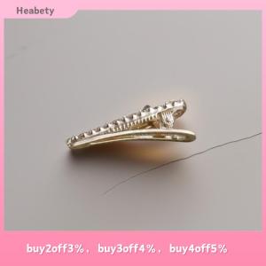 Heabety 2Pcs Exquisite Starfish Hair Clips Sweet Fairy Hairpin Side Bang Clips Duckbill Clip For Girls Versatile Hair Accessories