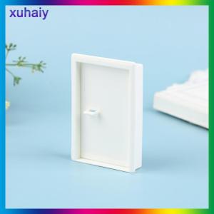 xuhaiy Nhà nhỏ biệt thự cửa nhựa và cửa sổ mô hình nhà và trang trí