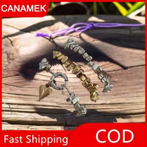 【CANAMEK】 Cổ Điển Bất Quen Thiết Kế Độc Đáo Bead Hình Trái Tim Mặt Dây Chuyền Trang Sức Set Cho Phụ Nữ Vòng Tay Vòng Cổ Vòng Quà Tặng