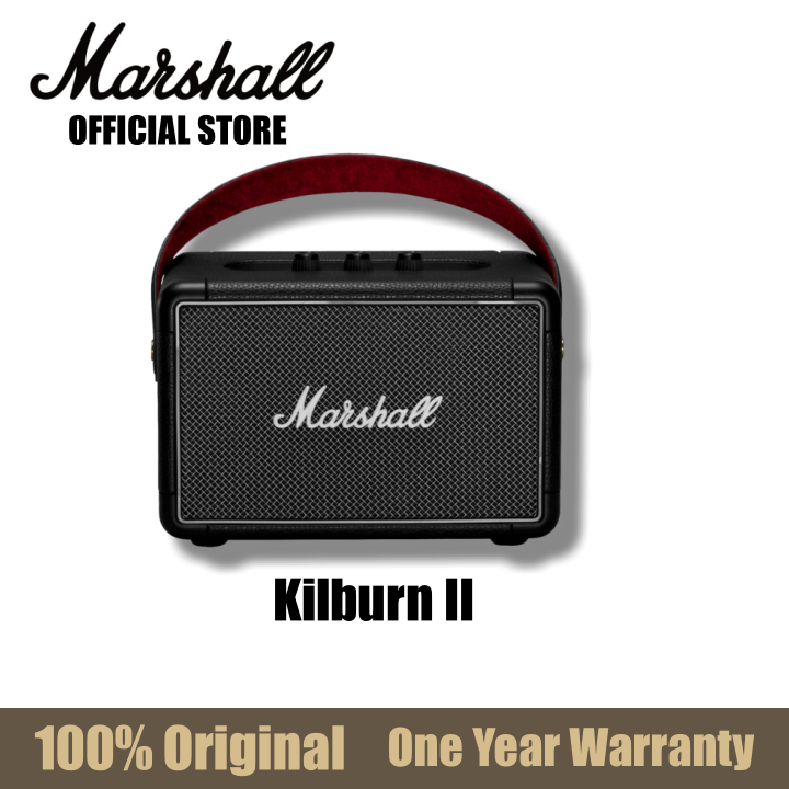 Marshall Kilburn II Portable Bluetooth Speaker - Black | Kilburn 2