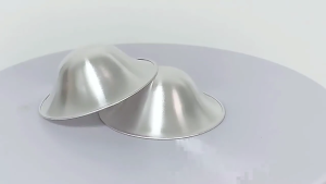 Professional Silver Nursing Cup Mom Nipple Protective Cover for Sensitive Skin 45mm Size Breastfeeding Protector