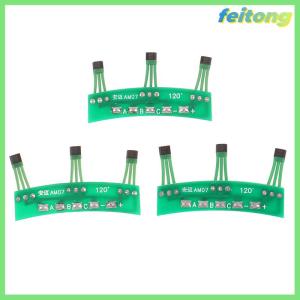【feitong】🚕🚕【HOT SALE】 Electric Scooter Hall Sensor Board Motor Hall Sensor PCB Board Scooter High Accuracy Sensor Module 3144 41F 43F Circuit Board 120 Degree