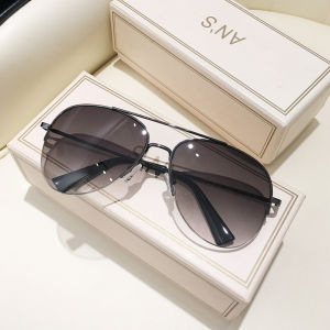 Pilot-style super cool aviator sunglasses brown tinted sunglasses for men driving glasses womens couples sunglasses black retro personality glasses for large faces