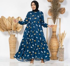 .. promo Gamis Terbaru 2024 Kekinian Bahan Ceruty Babydoll Premium Adem dan Lembut Baju Wanita Yasmin
