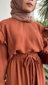 RUBY SET | SETELAN KULOT KRINKEL | ONE SET TERBARU RAYSHA GALERY