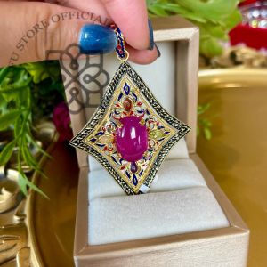 💥จี้ทับทิมแท้น้ำสวย ทับทิมคัดเกรด เสริมมงคล เครื่องประดับเสริมดวงราศี มหามงคล อัญมณีเครื่องประดับของแท้ สินค้ามีใบรับประกันดูอลตลอดการใช้งาน AUFU STORE