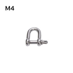 B.F. D-Type/U-Shaped Shackle Buckle D Ring Lock Bow Shackle Wire Rope Fastener Hardware Accessorie M4 M6 M8