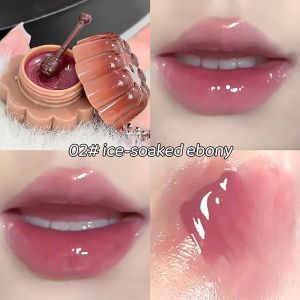 New Cappuvini Jelly Pudding solid mirror lip gloss with small stick