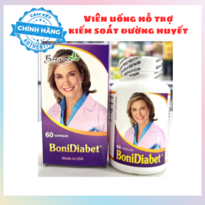 Viên uống BoniDiabet Botania hỗ trợ bệnh tiểu đường làm giảm glucose máu (60 viên)