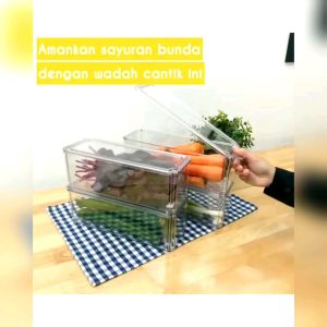 Kotak Kontainer Kulkas Lyon Set Food Storage Tempat Penyimpanan Makanan Kotak Bening Transparan