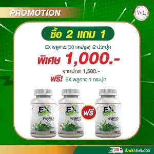 ส่งฟรี ส่งไว มีของแถม 2 แถม 1 🟢พลูคาวEX🟢 ดูแล เพื่อสุขภาพที่ดี