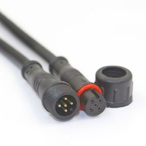 FANME led Connector Led Waterproof Cable Connector 2pin/3pin/4pin/5pin Male to Female LED Strips Light Cable Wire Plug LED Strips Connector Cable PVC LED Strips Male and Female Connector for LED Strips Light