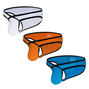 CMENIN ADANNU 3Pcs กางเกงชั้นในผ้าฝ้ายสำหรับผู้ชาย Macaron Jockstrap Man Underpants AD7205