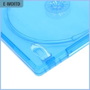 【E-WOITD】 1Pc Plastic Single Double 3 4 Piece Discs CD Game Case Cover Thickened CD DVD Disc Protective Storage Box Organizer